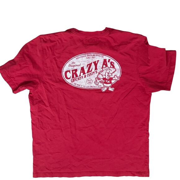 Vintage Abercrombie & Fitch Crazy A's Chicken & Fixin's Short Sleeve Tee Xlarge - Picture 3 of 3